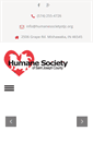 Mobile Screenshot of humanesocietystjc.org